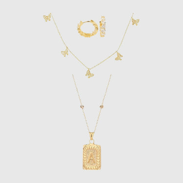 Buchstabenplatte - Butterfly - Celia Set - JEWELINA