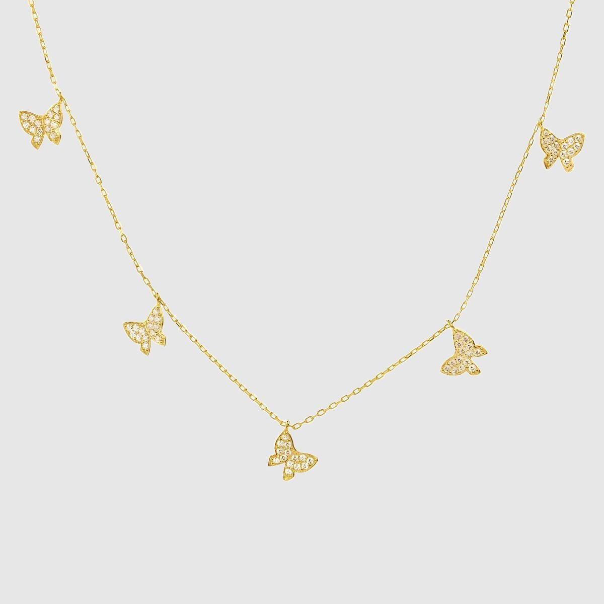 Butterfly Chain - 14 Karat Gold