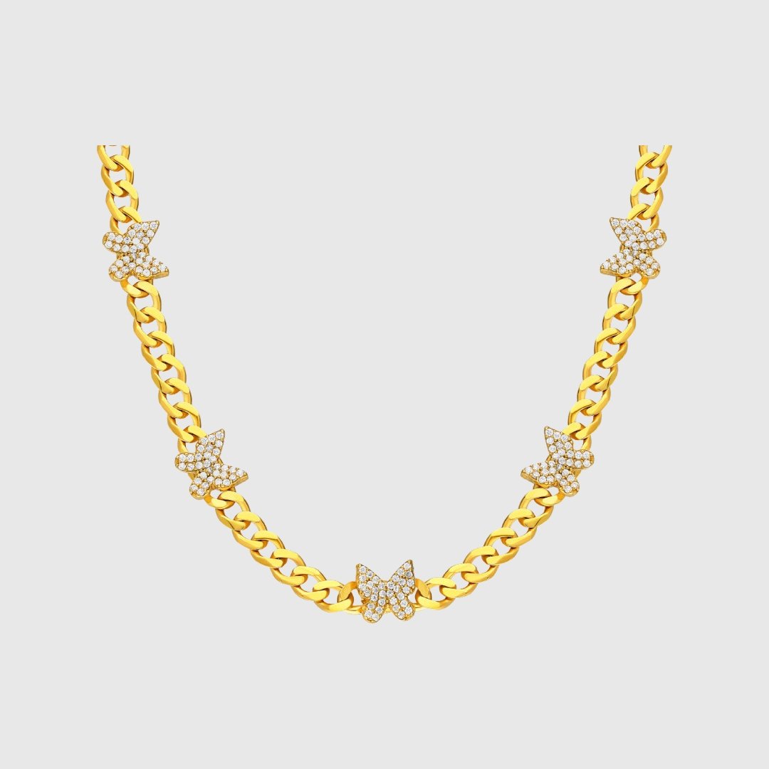 Butterfly Cuban Kette - JEWELINA