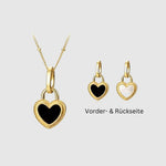 Dual Hearts Halskette - JEWELINA