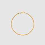Flaches Schlangenarmband - JEWELINA