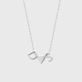 Herz Duo Buchstabenkette - JEWELINA