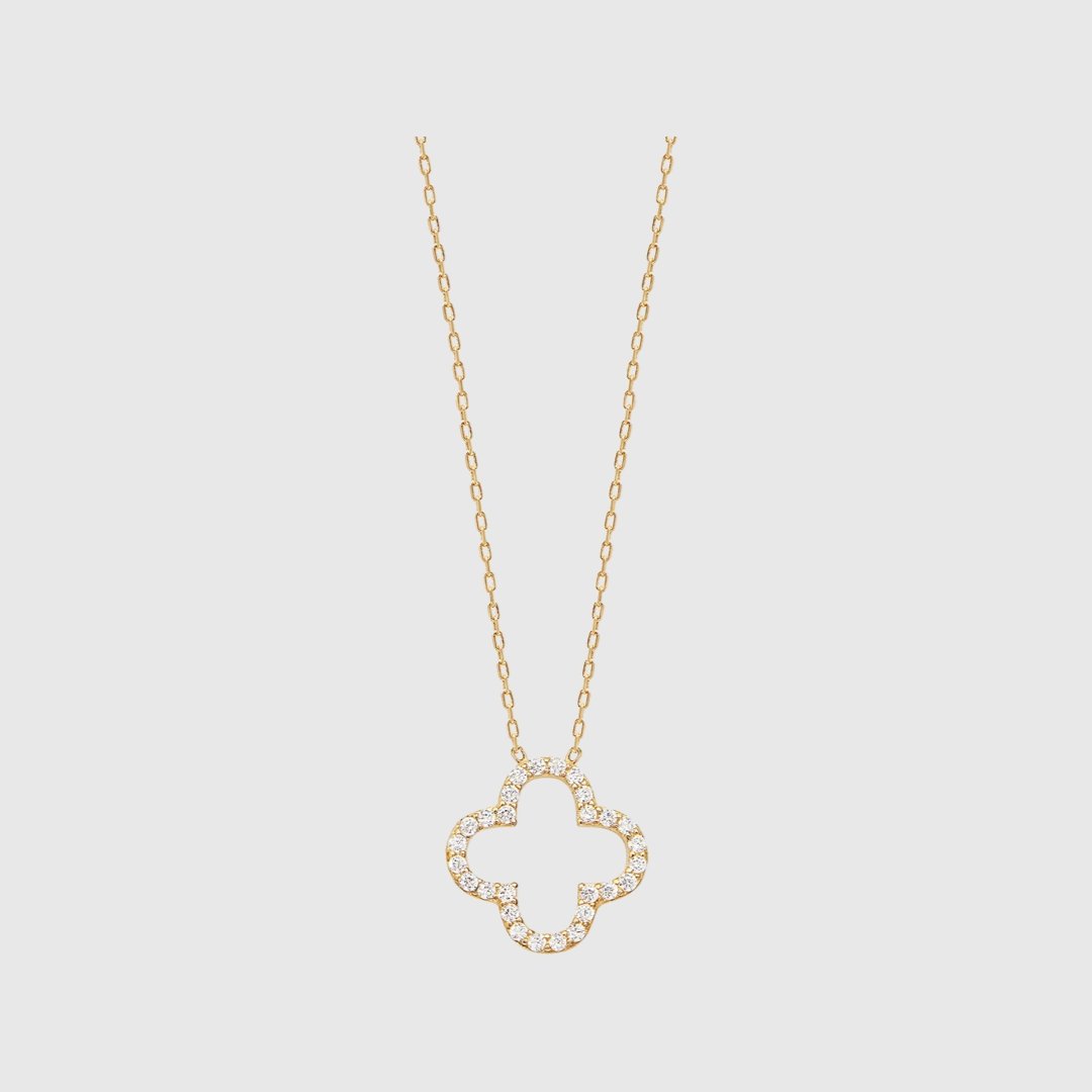 Kleeblatt Chain - 14 Karat Gold