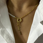 Lock Perlen Namenskette - JEWELINA
