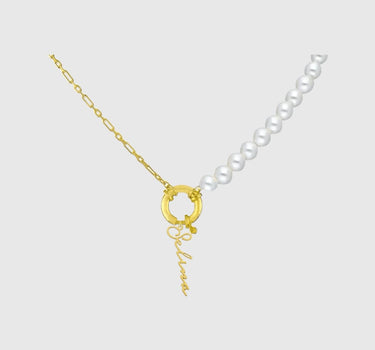 Lock Perlen Namenskette - JEWELINA