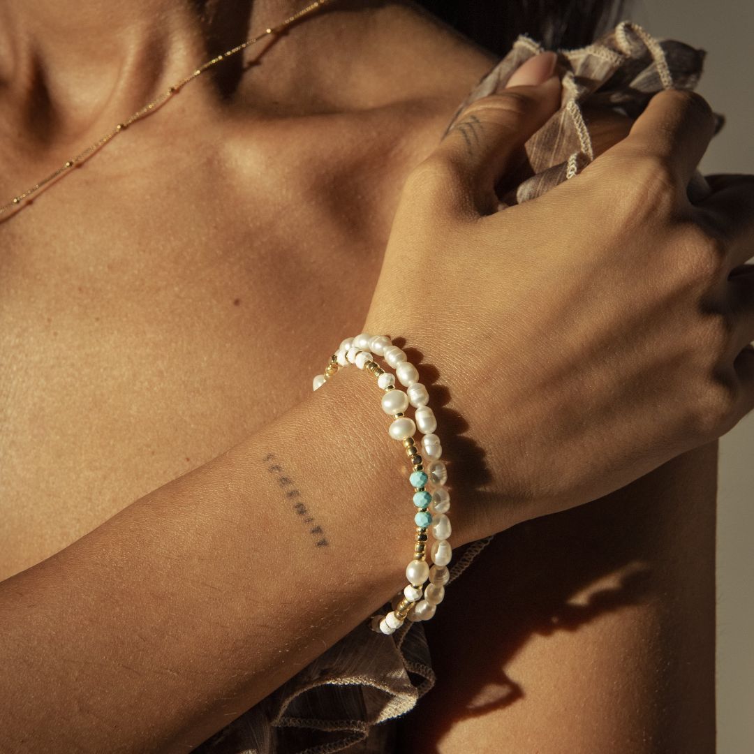 Luxe Pearls Armband - JEWELINA