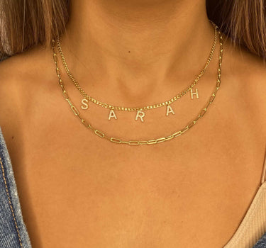 Namenskette Zirkonia - JEWELINA (4571562246277)