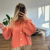 Oversized Cardigan Short "CozyGlam" - JEWELINA