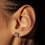 Pearlescent Clover Ohrringe - JEWELINA