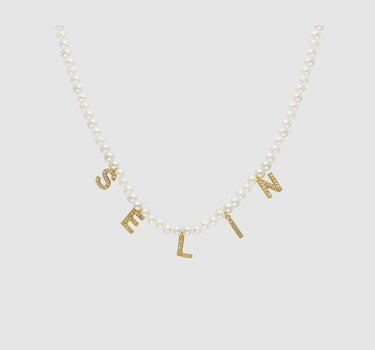 Perlen Namenskette - JEWELINA