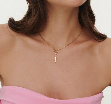 Signatur Snake Namenskette - JEWELINA