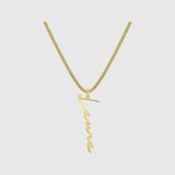 Signatur Snake Namenskette - JEWELINA