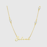 Signature Perlen Namenskette - JEWELINA