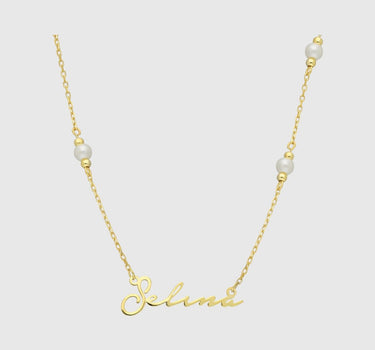 Signature Perlen Namenskette - JEWELINA