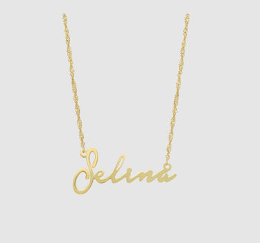 Wave Signatur Namenskette - JEWELINA