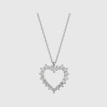 Zirkonia Herz Kette - JEWELINA