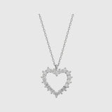 Zirkonia Herz Kette - JEWELINA